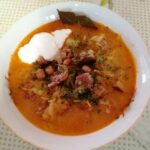 káposztás bableves